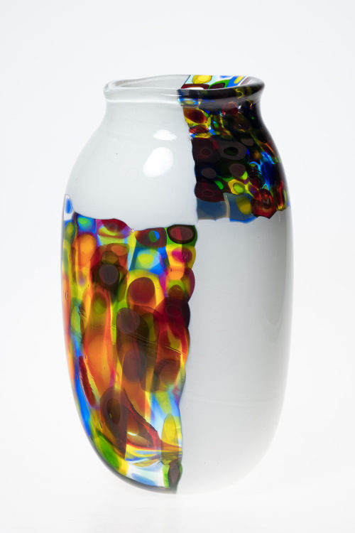 A.VE.M. (Ausführung), Mosaikglas-Vase, Um 1990?