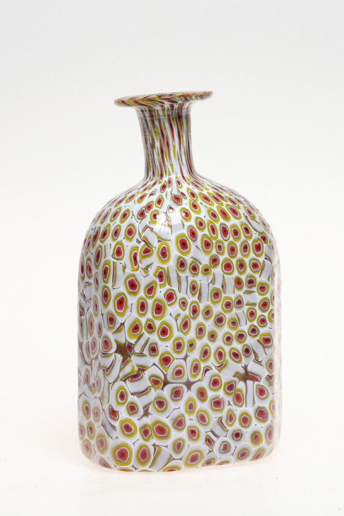 Unbekannt (Ausführung), Millefiori-Flasche, 1980/ 90er Jahre