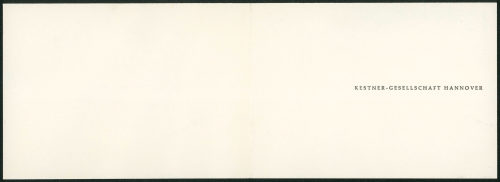 Kestner-Gesellschaft e.V. (Beteiligte Institution), Mack, Piene, Uecker. Kestner-Gesellschaft, Hannover, 07.05.-07.06.1965, 1965