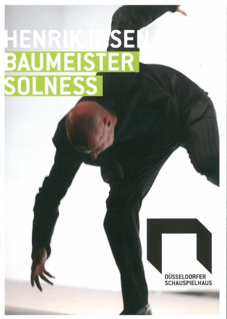 Programmheft zu "Baumeister Solness" von Henrik Ibsen. Premiere am Düsseldorfer Schauspielhaus  ...