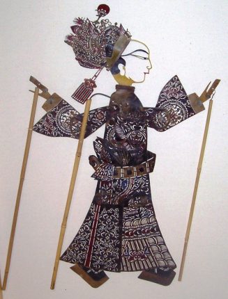 KUO AI, Schattenspielfigur aus der chinesischen Provinz Szetchuan