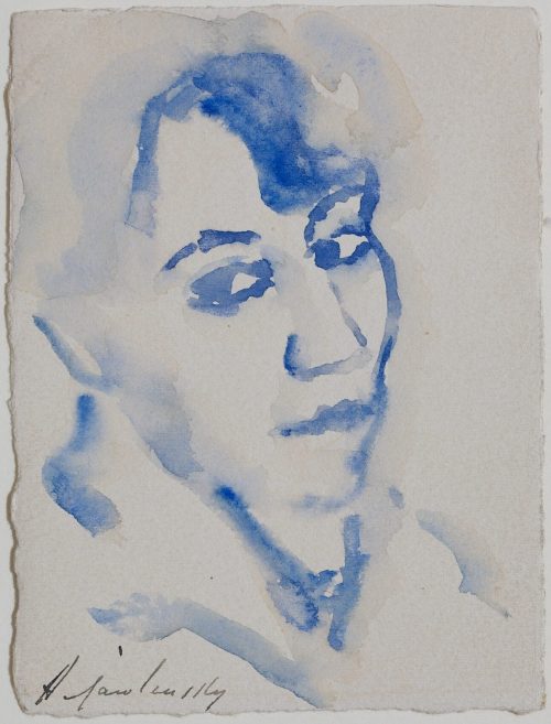 Alexej von Jawlensky (Künstler*in), Weibliches Portrait  (Frau Toni Kirchhoff), 1925/1926