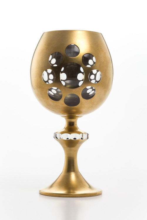 Matteo Thun (Entwurf), Vergoldeter Pokal, 1996