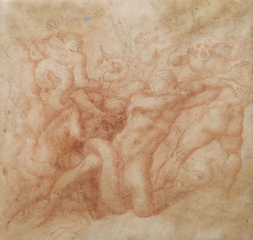 Michelangelo Buonarroti (Künstler*in), Die Eherne Schlange, 1525–1535