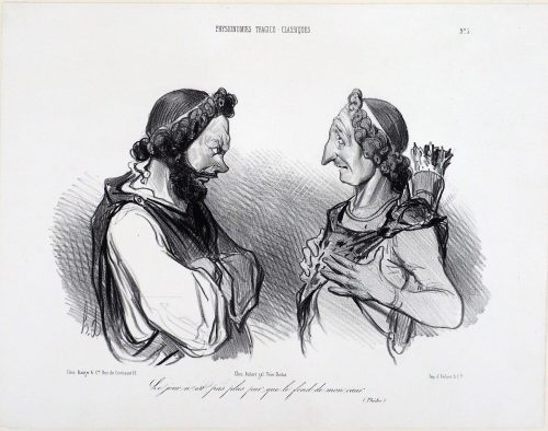 Honoré Daumier (Künstler*in), Le jour n'est pas plus pur que le fond de mon cœur.
(Phèdre), ca. 1841