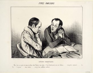 Auteurs dramatiques. Mon cher au point où vous en êtes, votre femme vous gêne; il faut absolument vous en défaire...... n'importe comment......... le fer....... le poison....... vous verrez ........ ce qui vous semblera meilleur.