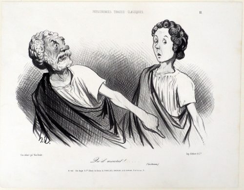 Honoré Daumier (Künstler*in), Qu'il mourut! ......
(Les Horaces.), ca. 1841