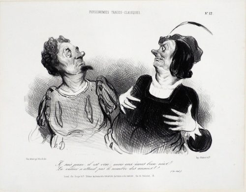 Honoré Daumier (Künstler*in), Je suis jeune, il est vrai, mais aux âmes bien nées
La valeur n'attend pas le nombre des années!
(Le Cid), ca.1841