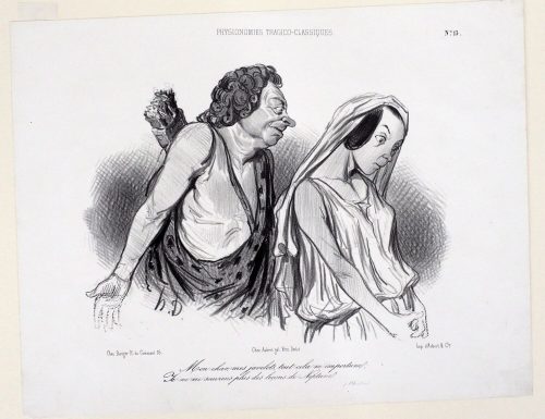 Honoré Daumier (Künstler*in), Mon char, mes javelots, tout cela m'importune;
Je ne me souviens plus des leçons de Neptune.
(Phèdre), ca. 1841