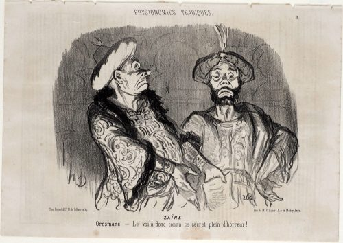 Honoré Daumier (Künstler*in), Zaire.
Orosmane - Le voilà donc connu ce secret plein d'horreur!, 22.05.1851