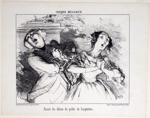 Honoré Daumier (Künstler*in), Fesant les délices du public de Carpentras., ca. 1852