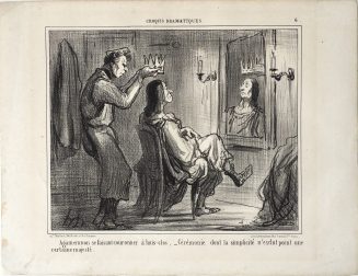 Agamemnon se faisant couronner à huis-clos, - Cérémonie dont la simplicité n'exclut point une certaine majesté.