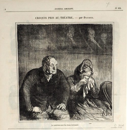 Honoré Daumier (Künstler*in), Le quatrième acte d'un drame intéressant., 13.02.1864