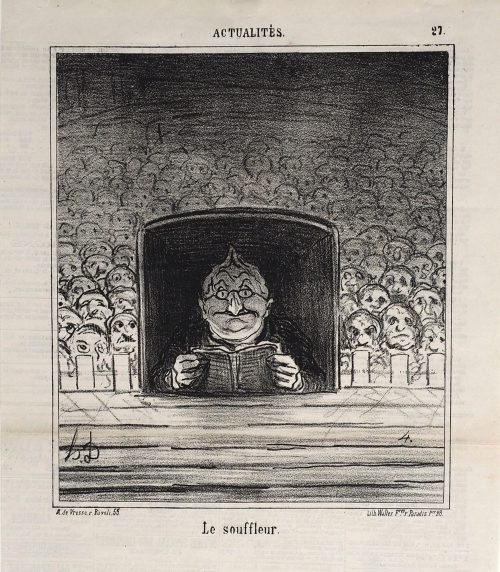 Honoré Daumier (Künstler*in), Le souffleur., 07.02.1870