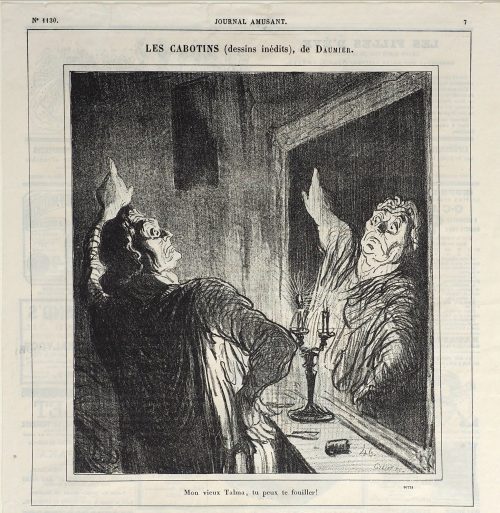 Honoré Daumier (Künstler*in), - Mon vieux Talma, tu peux te fouiller!, 27.04.1878