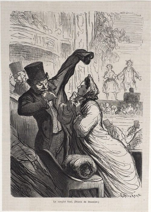 Honoré Daumier (Künstler*in), Le couplet final. (Dessin de M. Daumier.), 01.03.1862