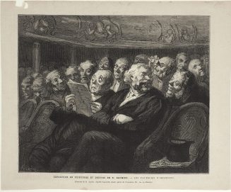 Exposition de peintures et dessins de H. Daumier.- Les fauteuils d'orchestre.