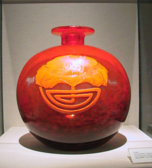 Verreries Schneider (Ausführung), Vase, Um 1924/1925