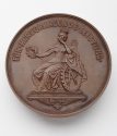 Medaille der Kunst- und Gerwerbeausstellung 1880 im Originaletui (Vorderseite)