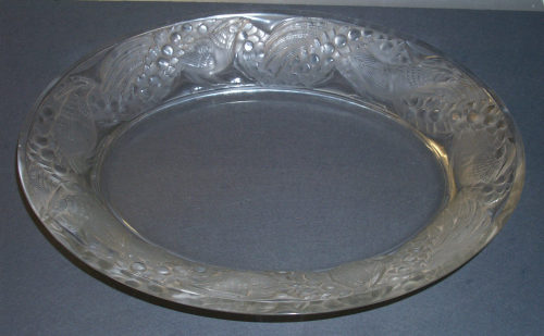 René Lalique (Entwurf), "Jardinière Oval Faisans", 1941