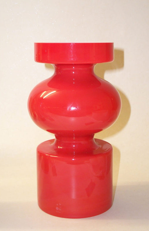 Glashütte Alsterfors (Ausführung), Vase, datiert 1969