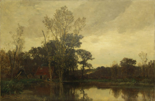 Gilbert von Canal, Flusslandschaft, um 1890, Kunstpalast, Düsseldorf, Inv.-Nr. M 4811