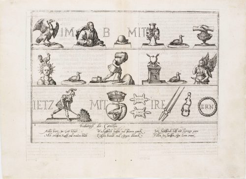 Franz Hogenberg (Autor*in), Beschreibung derer Fürstlicher Güligscher ec. Hochzeit: Rebus, 1587