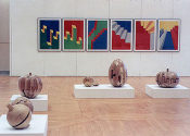 Ahmed Ibrahim: Ausstellungsansicht, 1999