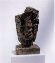 Armin Baumgarten: Kopf (Bronze patiniert) 38,5 x 20,5 x 18,5 cm, 2006