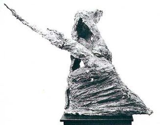 Elisabeth Buchloh: Menetekel, Bronze Unikat