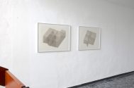 Ulrike Kötz, Wohnung 3, Wohnung 2, Gouache, Ausstellung Zac, Ludwigsturm, Innenhafen Duisburg,  ...