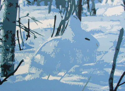 Friederike Hinz: Schneehase2