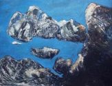 Norbert Mauritius: Rocks, 2001, 120 cm x 150 cm