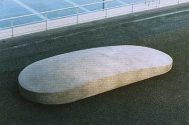 Sara Hornäk: o.T., 1998, 25x120x60cm, Beton