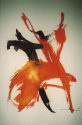 Edith Hultzsch: Flamenco, 1987, 36x48cm, Gouache auf Papier