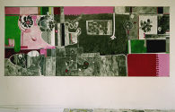 Christian Deckert: OHNE TITEL, 2002, 150x380 cm, Acryl, Graphit