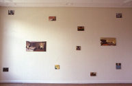 Benjamin Nachtwey: Serie INSTANT LULLABIES, 2001-03, Ausstellungsinstallation Villa de Bank '03