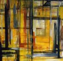 Friedel W. Warhus: Fenster I, 2001, 60 x 60, Acryl auf Leinwand