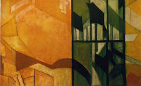 Gisela Rückbrod: Marocco, 2003, 200 x 300 cm, Acryl a. Lw.