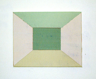 Ruri Matsumoto: der Raum +-+-1, 2005, 30 x 24 cm, Acryl auf Lwd.