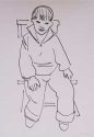 Ralf Fütterer: Willem, 2007,30 x 40 cm, Tusche