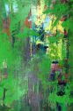 Sonja Kalb: Rainforest 2017, Mixed Media on canvas, 180 x 120 cm