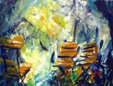 Stephanie Hamacher-Backhaus: Acryl auf LW, 2009, 20 x 30 cm