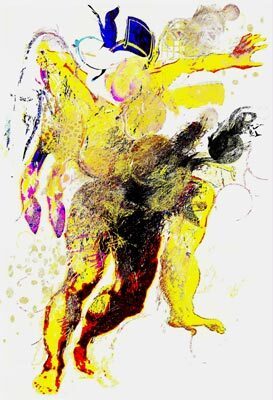 Klaus Heckhoff: Die Töchter des Griechen - 227x155cm