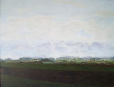 Reinhardt Heinen: G_L 09, Süchtelner Höhen, 33x43 cm, Acryl auf Lw, 1977