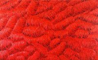 F. Roda: Feuersturm, 2003, Oel / Lw., H. x Br. 120 x 190 cm