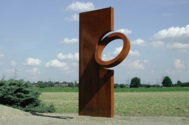 Ernst Hesse: O.T.(Ziele), Corten