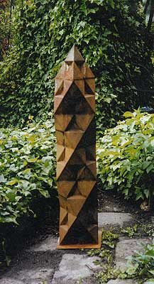 Hermann Focke: o. T., 1979, Stahlblech, Höhe ca. 110cm