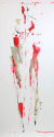 Martina Kissenbeck: Alekto, 180 x 70 cm, Tusche, Acryl, Graphit auf Papier/Leinwand, 2013-12-01