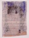 Bernd Engberding: Holzdruck, Öl auf zeitung, 40 x 25 cm, 1999